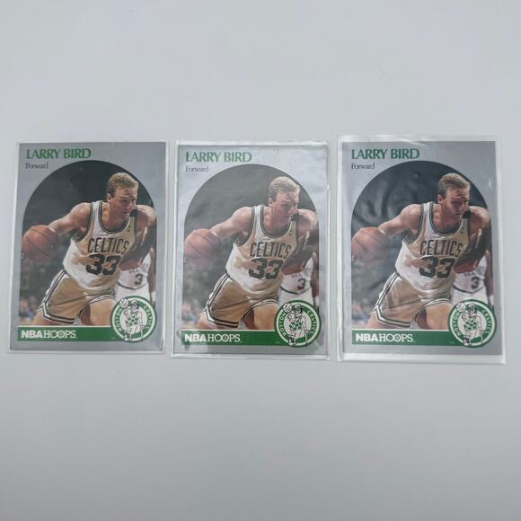 Larry Bird 1990 NBA Hoops #39 Boston Celtics Lot - Picture 1 of 5